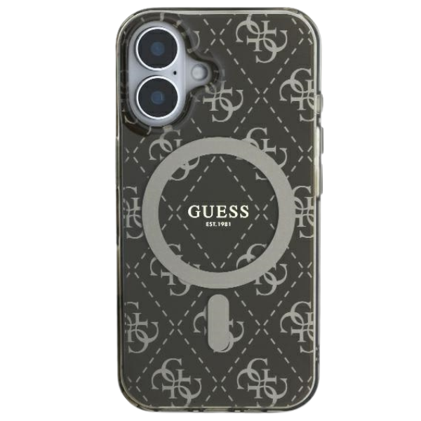 Kup Guess GUHMP16MH4DTEW Apple iPhone 16 Plus hardcase IML 4G Fundal MagSafe maro - GUE003969 - 3666339301712 - Sklep Home Screen